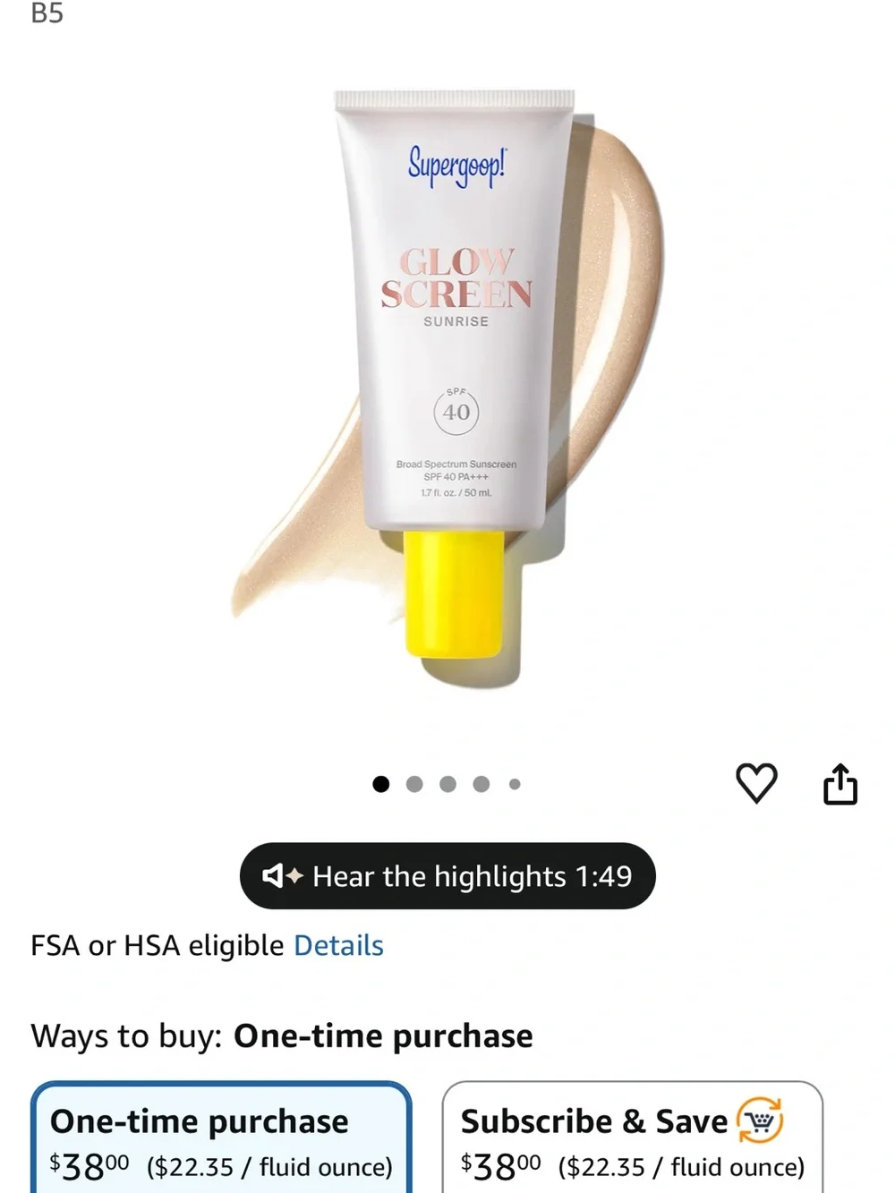 Supergoop&Glow Screen Dawn SPF 40 - bundle